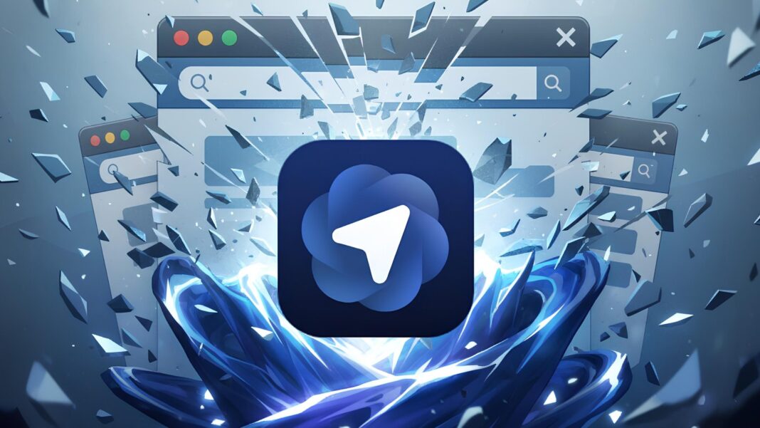 Atlas Feature ChatGPT Atlas icon breaking through web browsers