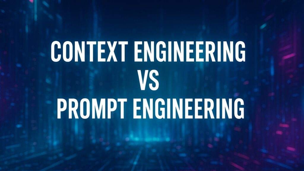 Comparison between context and prompt engineering