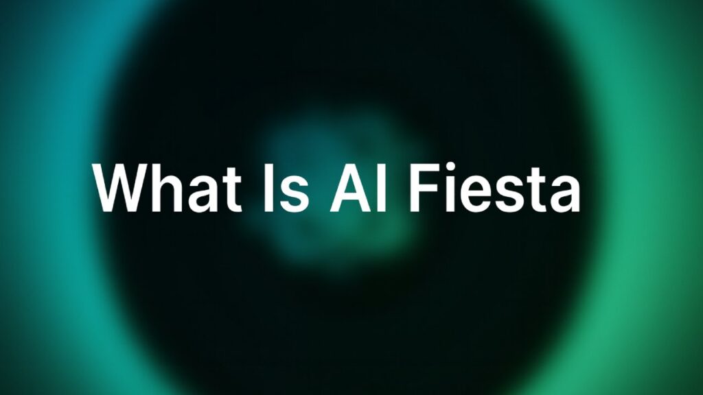 Intro screen asking what is Fiesta AI