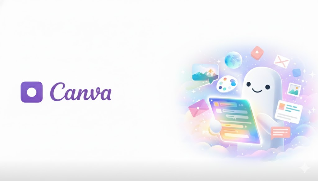 Canva AI design assistant creating visuals and presentations easily